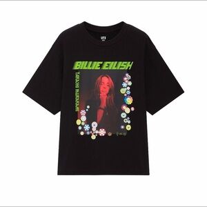 Billie Eilish x UNIQLO black exclusive tee